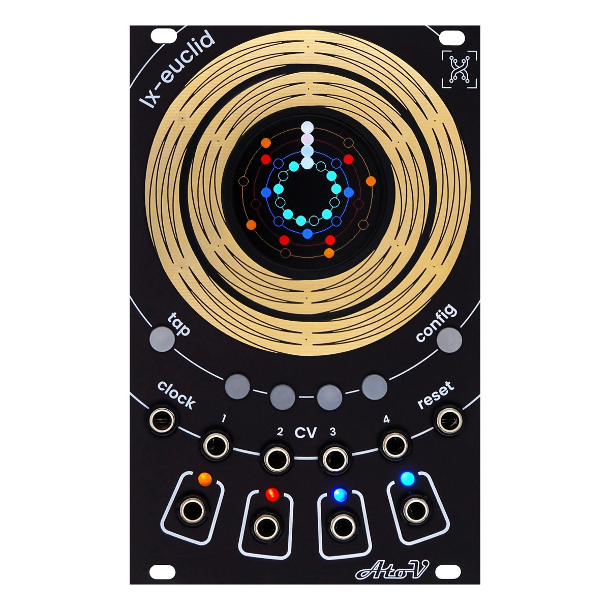 AtoV lx-euclid euclidean sequencer