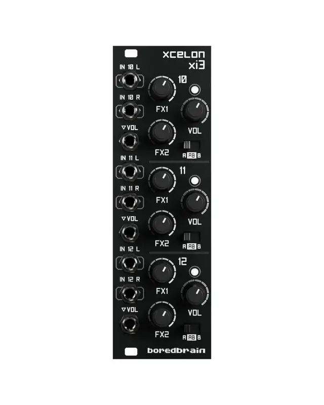 Boredbrain Music Xi3 Eurorack 3-Channel Mix Expander Module (Xcelon)