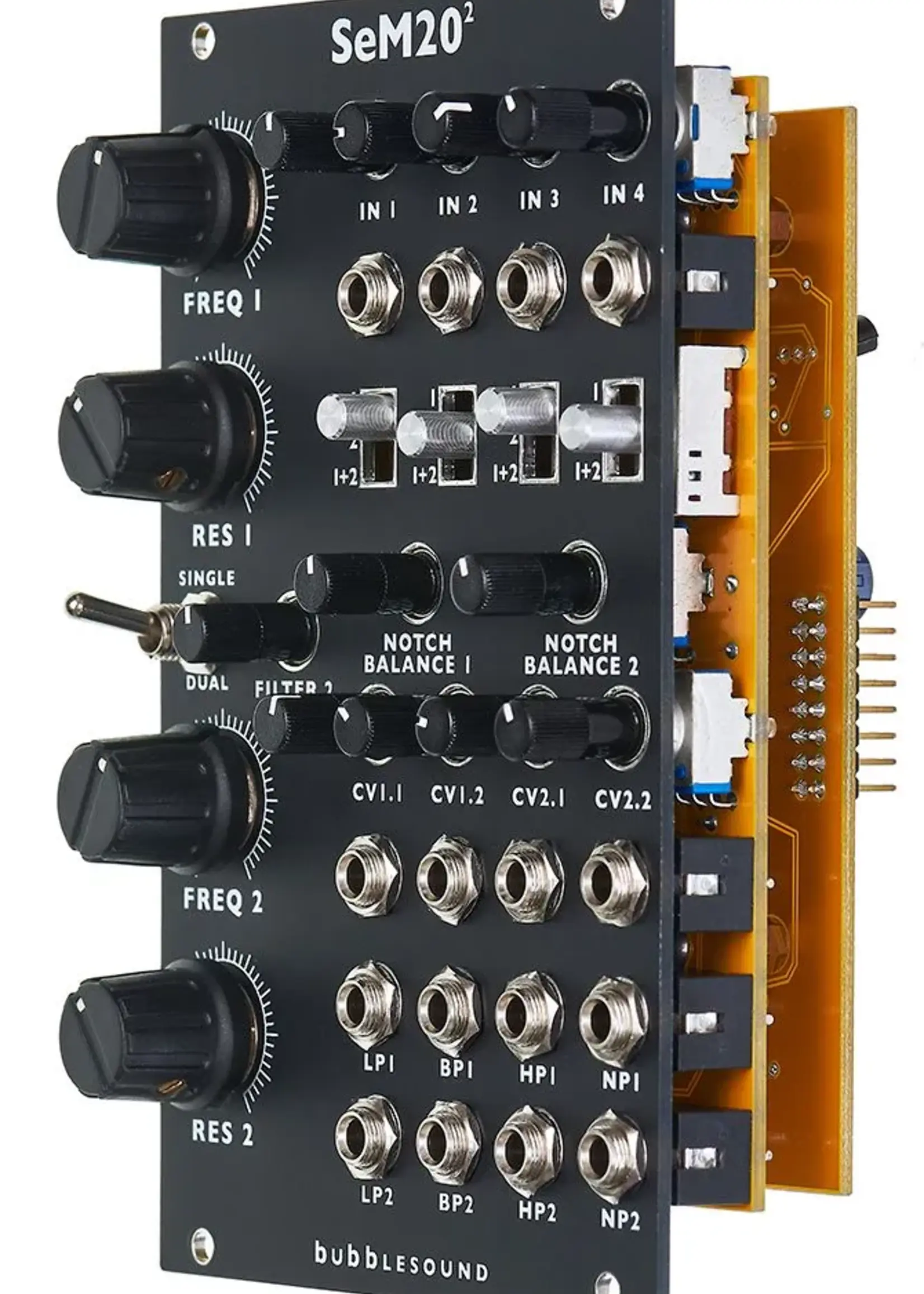 Bubblesound  Dual SeM20 Eurorack Filter Module (Black)