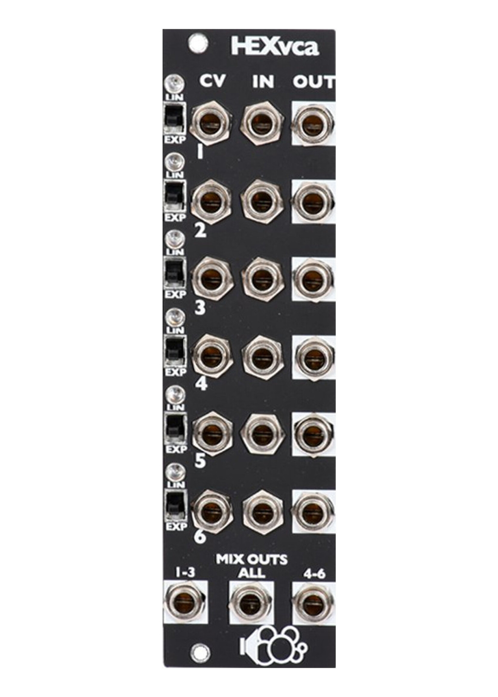 Bubblesound HEXvca Eurorack Module (Black)