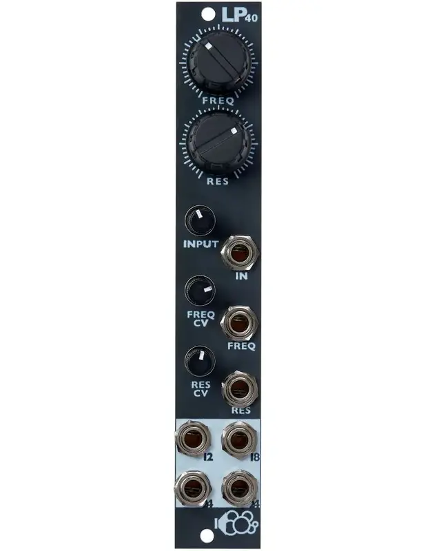 Bubblesound  LP40 Eurorack Filter Module (Black)