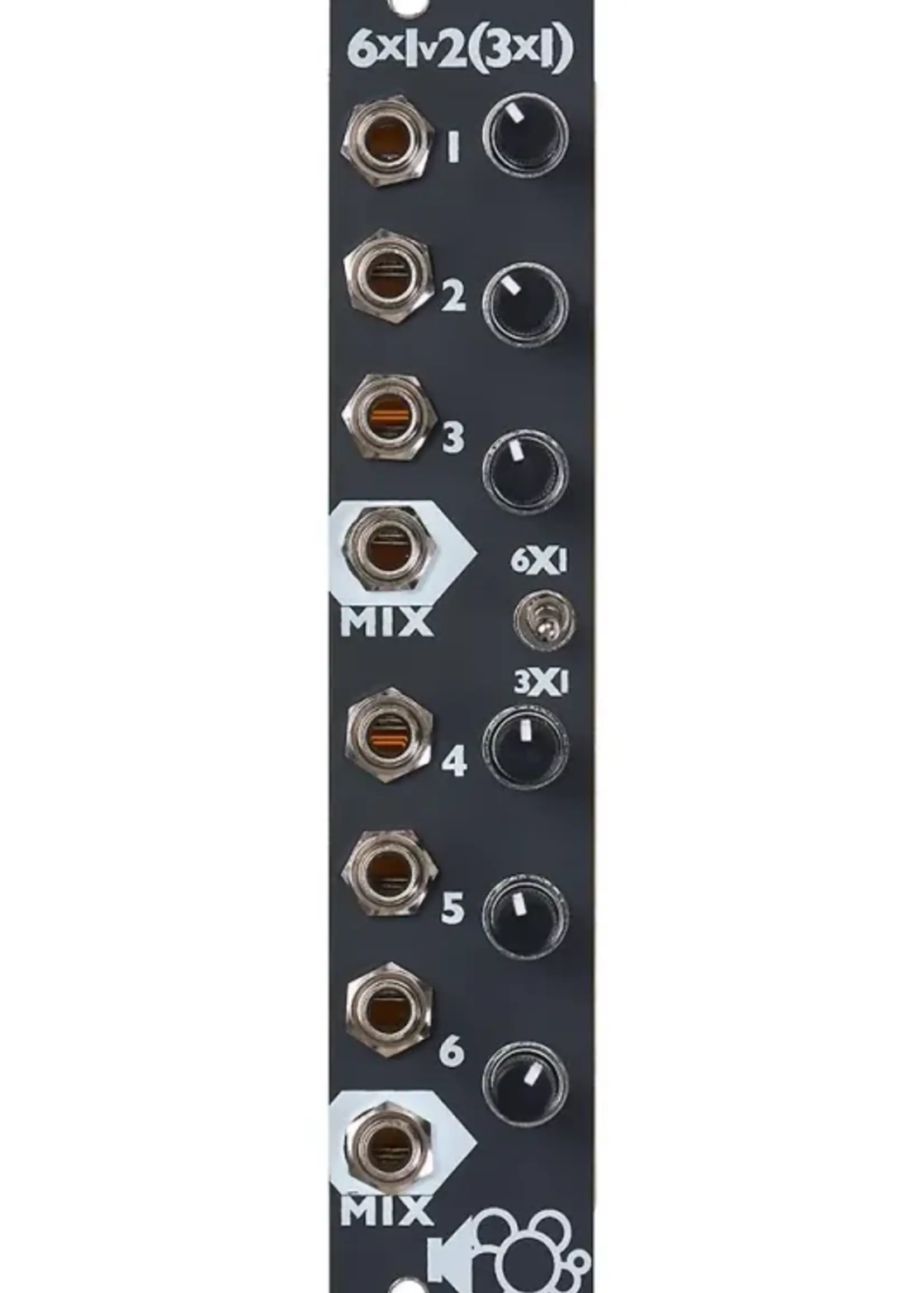 Bubblesound Bubblesound MIX6 Eurorack Mixer Module (Black)