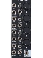 Bubblesound VCA4p Eurorack VCA Module (Black)