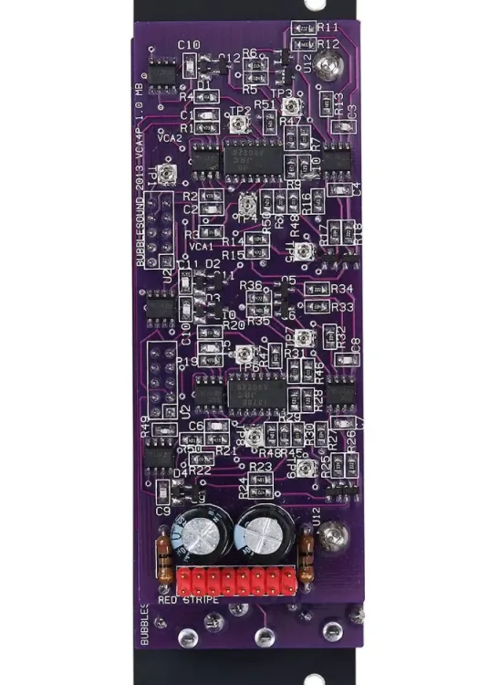 Bubblesound VCA4p Eurorack VCA Module (Black)