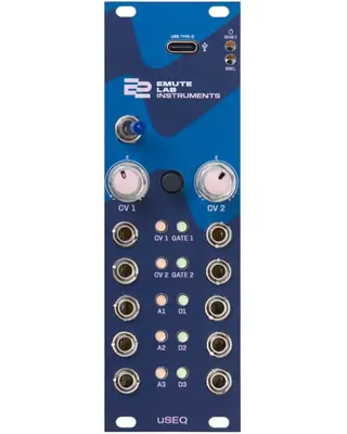 eMute Labs uSEQ Live-coding Voltage Generator Eurorack Module