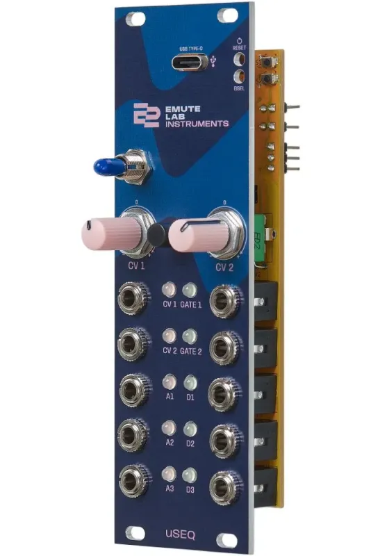 eMute Labs  uSEQ Live-coding Voltage Generator Eurorack Module