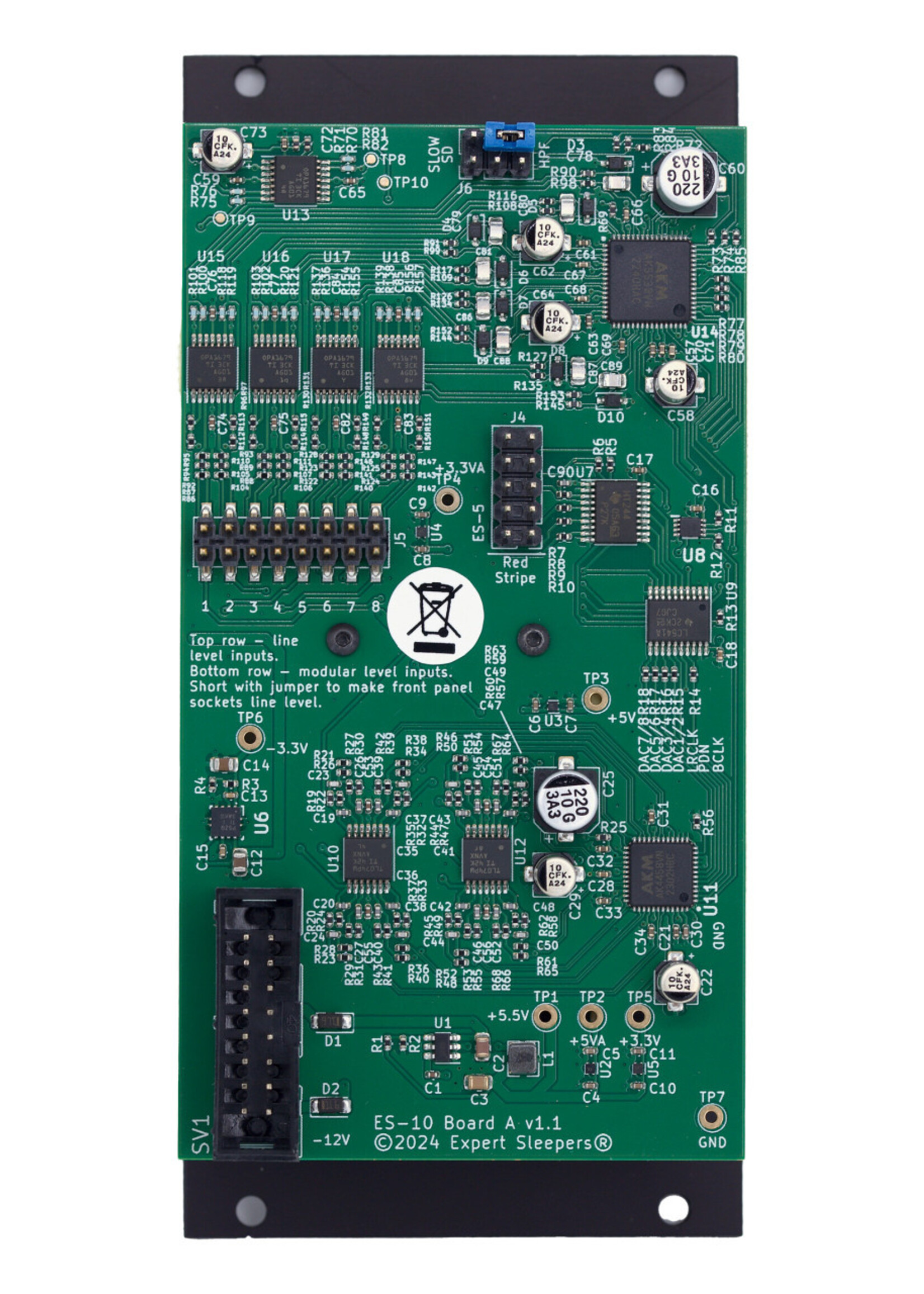 Expert Sleepers ES-10 Eurorack ADAT Lightpipe/CV Interface