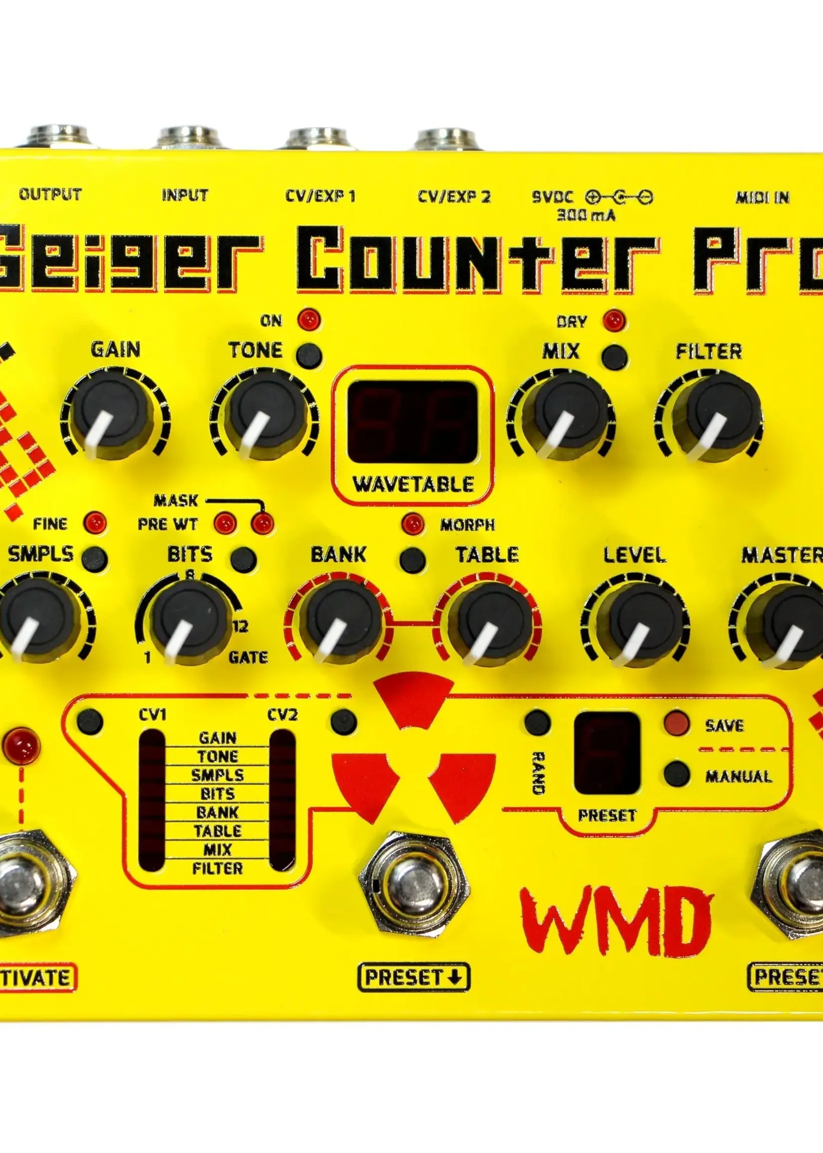 WMD GEIGER COUNTER PRO Pedal (gelb)