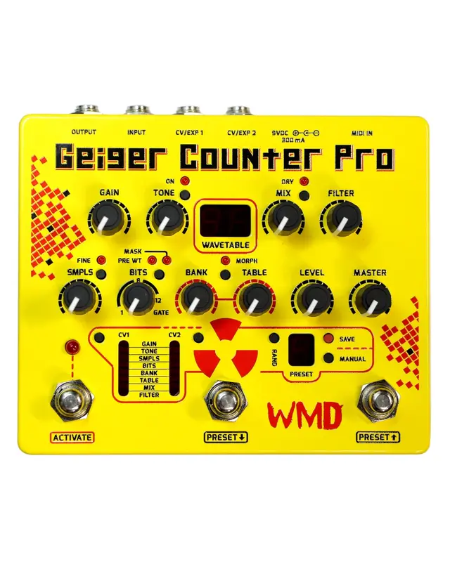 WMD GEIGER COUNTER PRO Pedal (gelb)