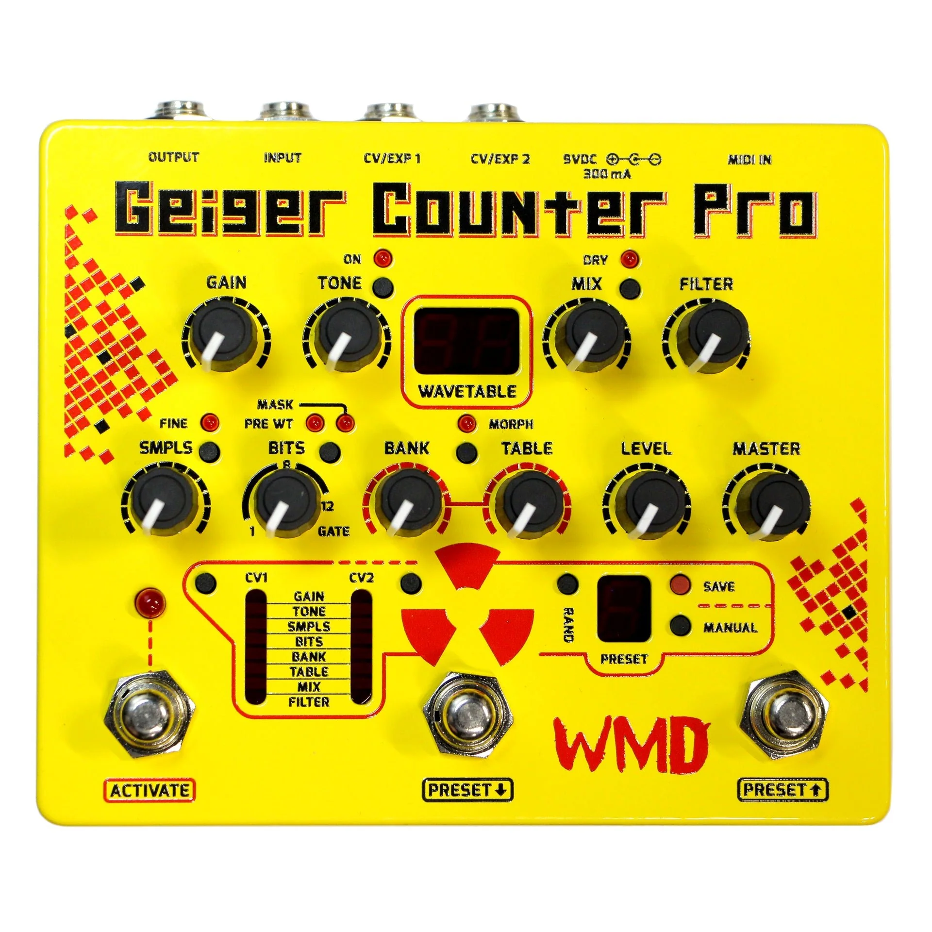 WMD GEIGER COUNTER PRO Pedal (gelb)