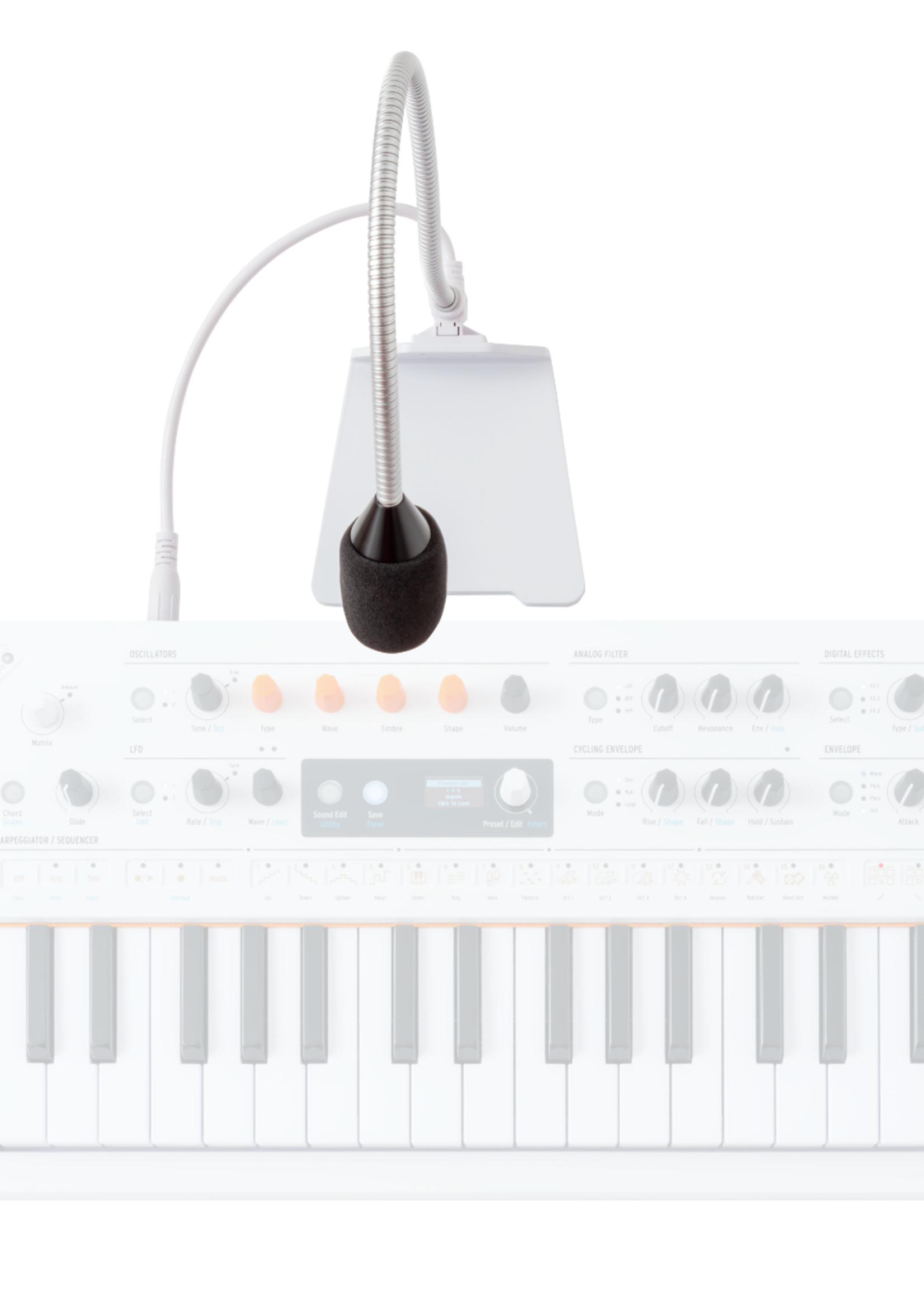Arturia MiniFreak Gooseneck Microphone