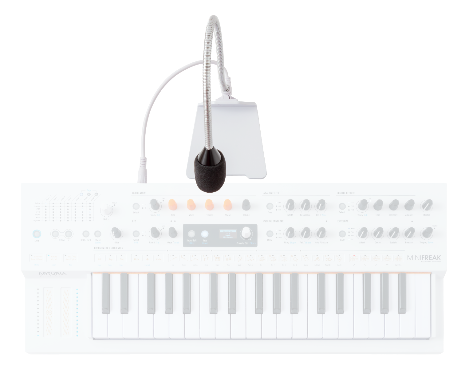 Arturia MiniFreak Gooseneck Microphone