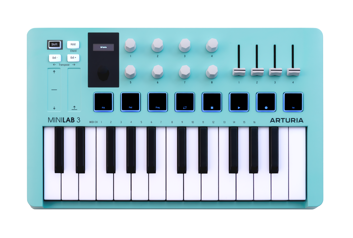 Arturia MiniLab 3 Aquamarine