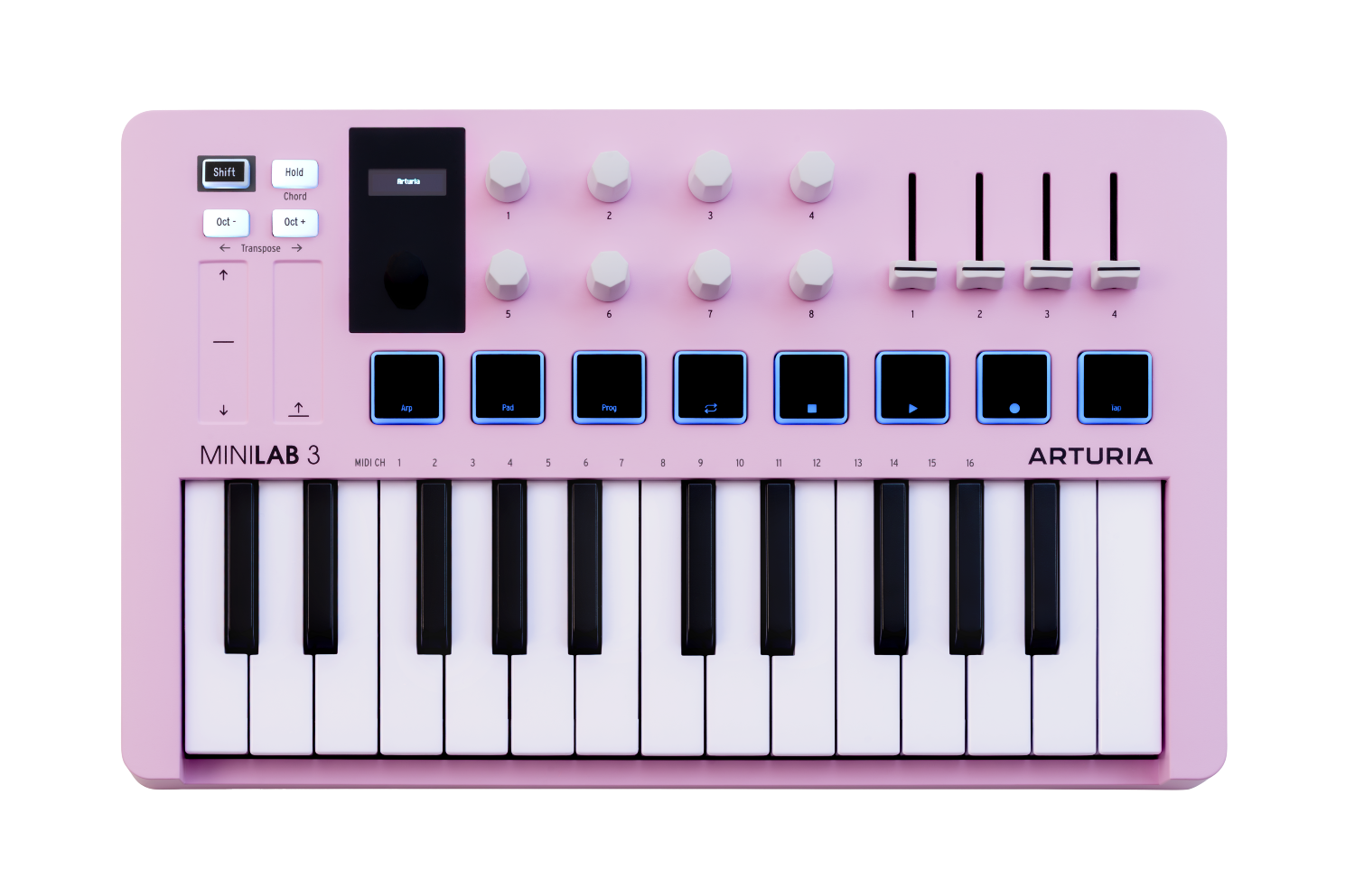 Arturia MiniLab 3 Rose Quartz