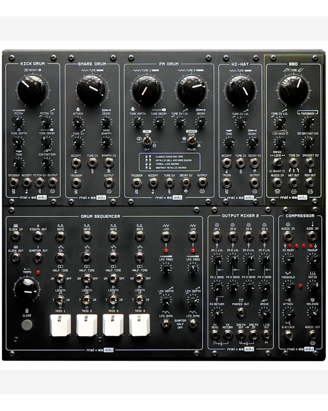 Erica Synths KONSTRUKT-8 // EDU DIY Drum System