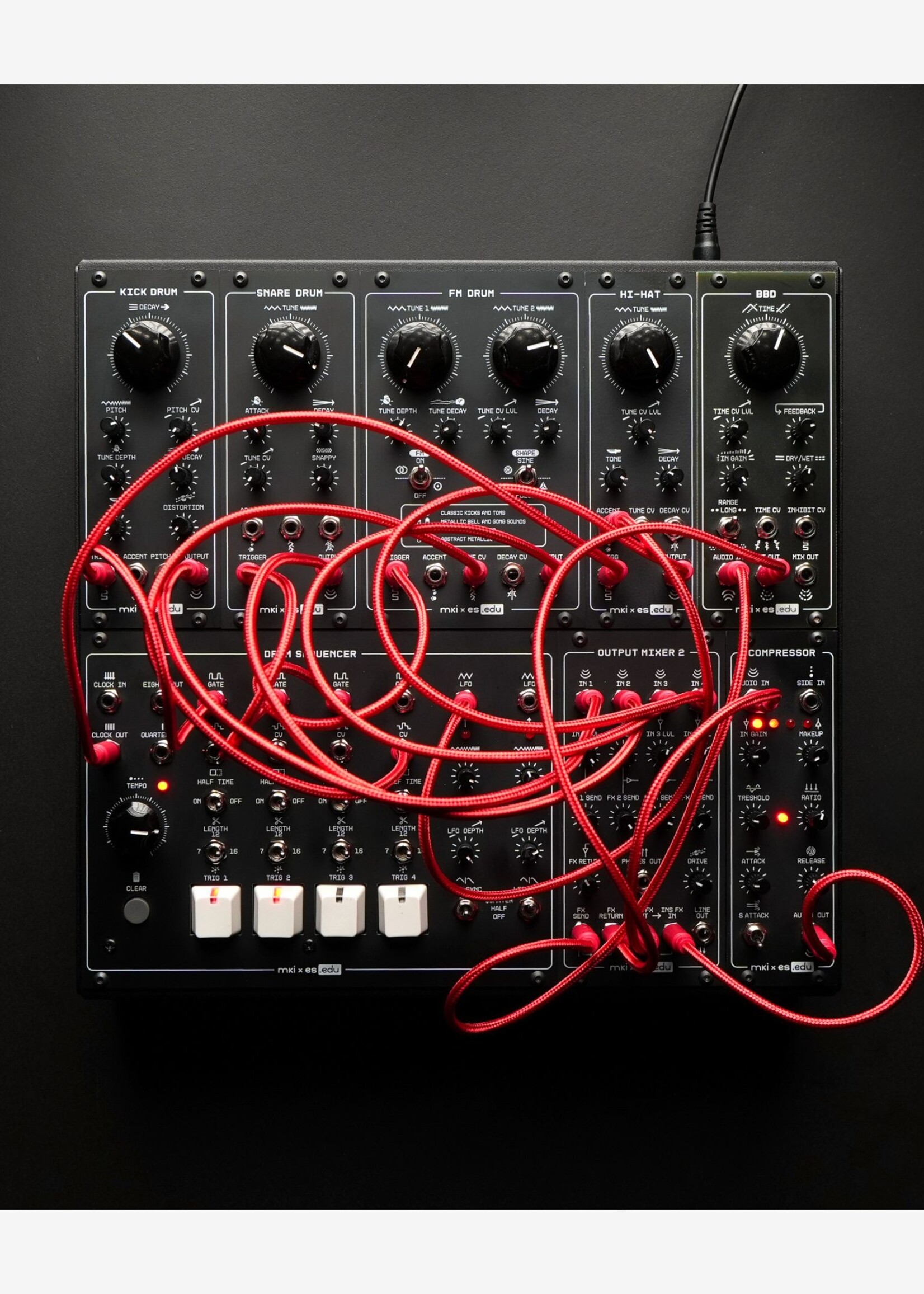 Erica Synths KONSTRUKT-8 // EDU DIY Drum System