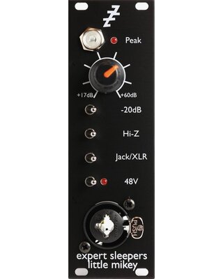 Expert Sleepers Little Mikey Eurorack Preamp Module