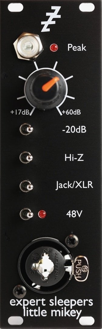 Expert Sleepers Little Mikey Eurorack Preamp Module