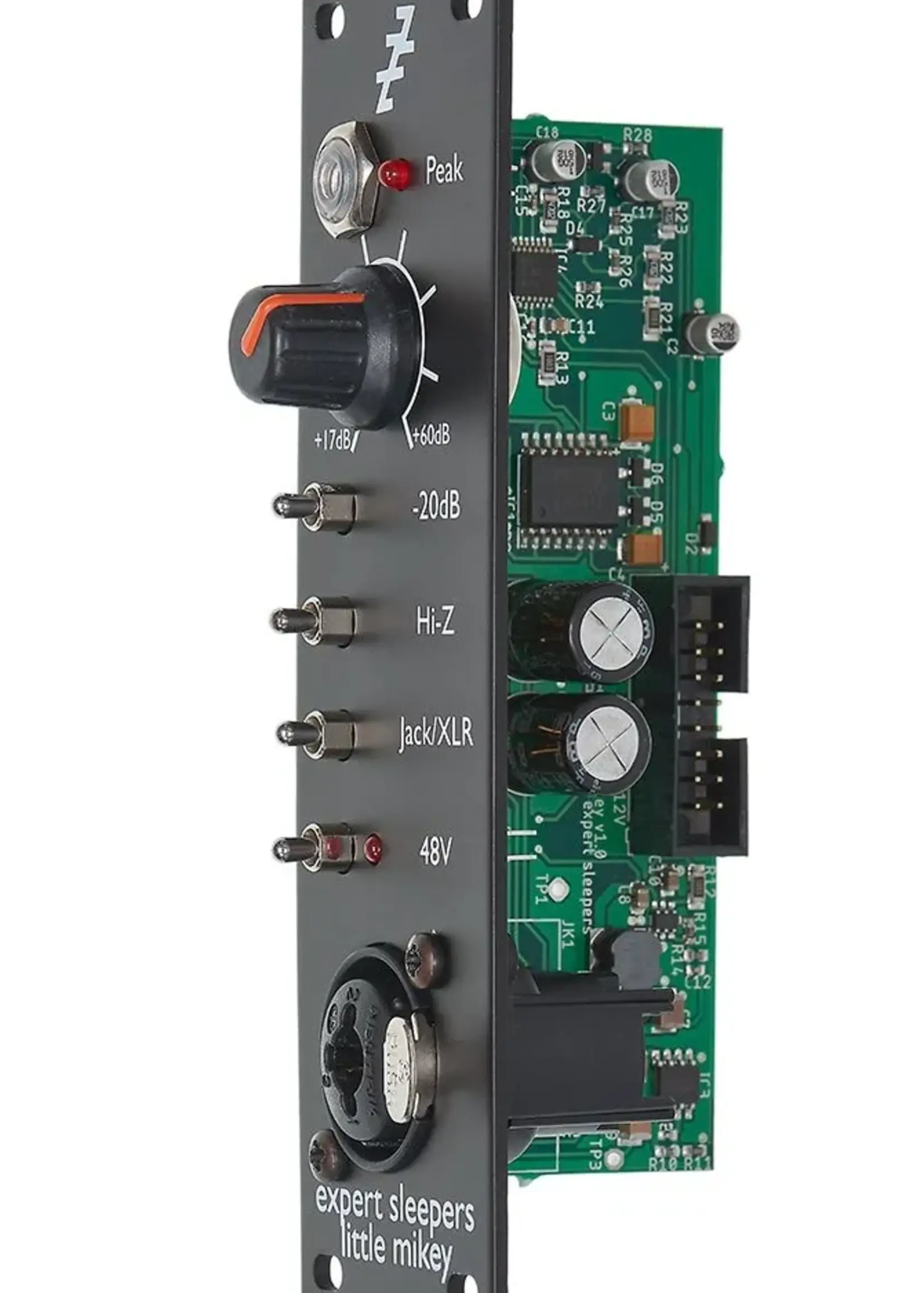 Expert Sleepers Little Mikey Eurorack Preamp Module