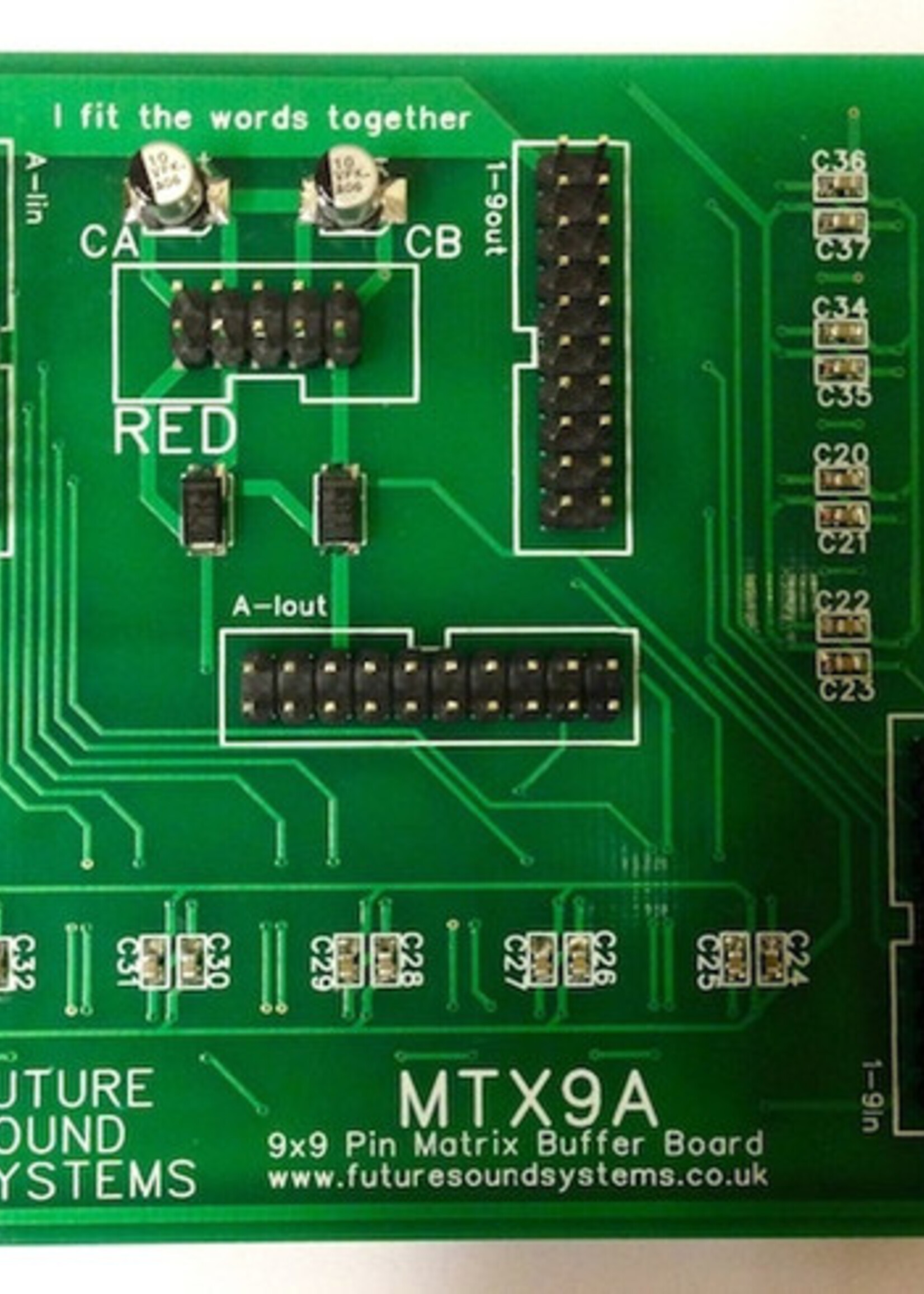 Future Sound Systems  MTX9 Eurorack Passive Pin Matrix Module