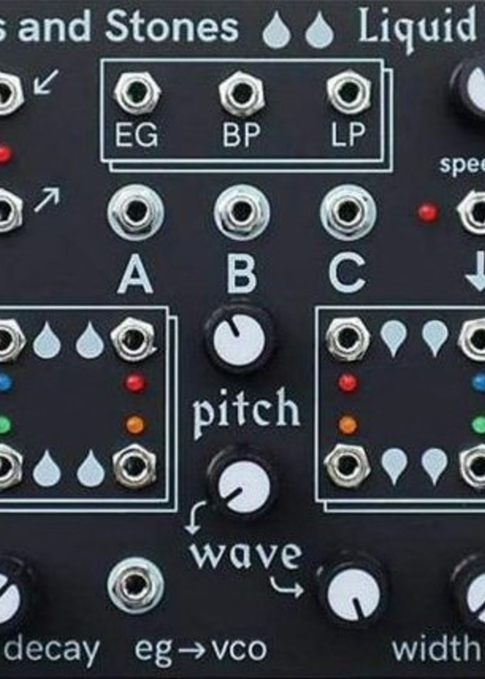 Herbs & Stones Liquid Foam Eurorack Synthesizer Module