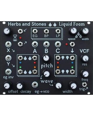 Herbs & Stones Liquid Foam Eurorack Synthesizer Module