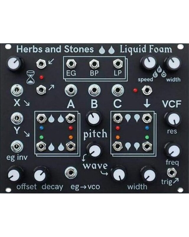 Herbs & Stones Liquid Foam Eurorack Synthesizer Module