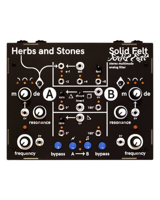 Herbs & Stones Solid Felt Desktop Stereo Multimode Filter