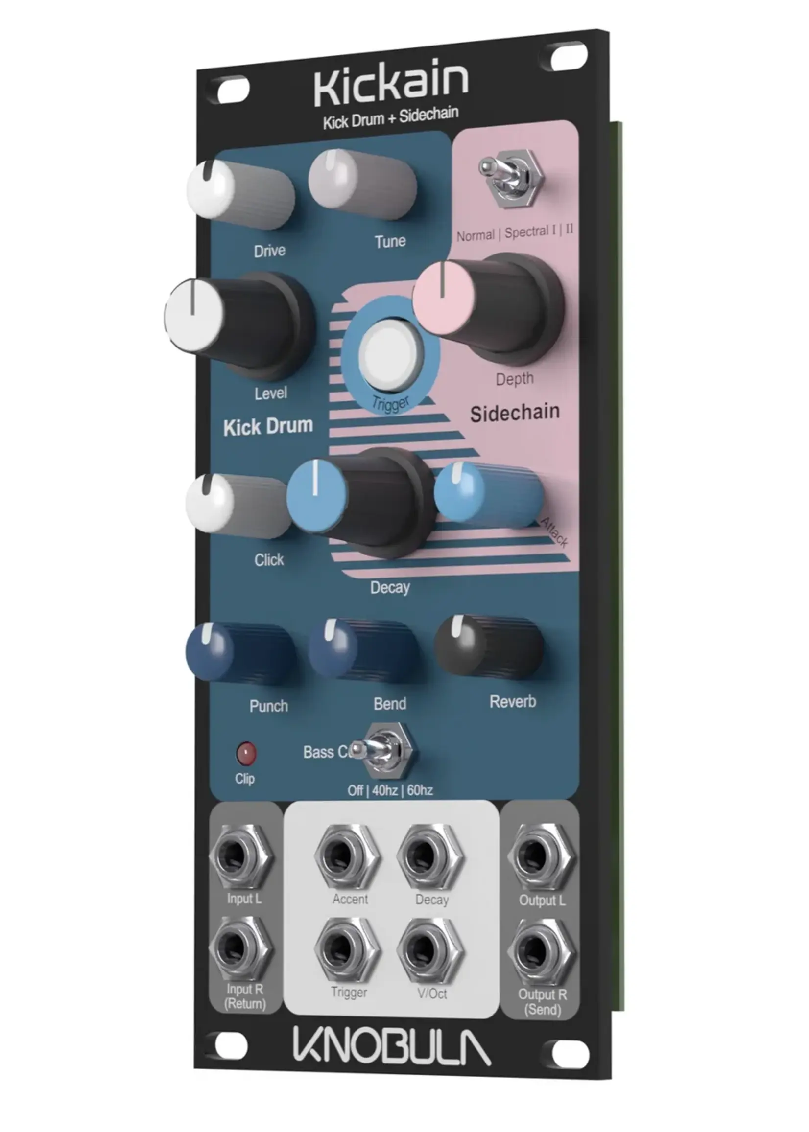 Knobula  Kickain Eurorack Bass Drum Module (Mirror)