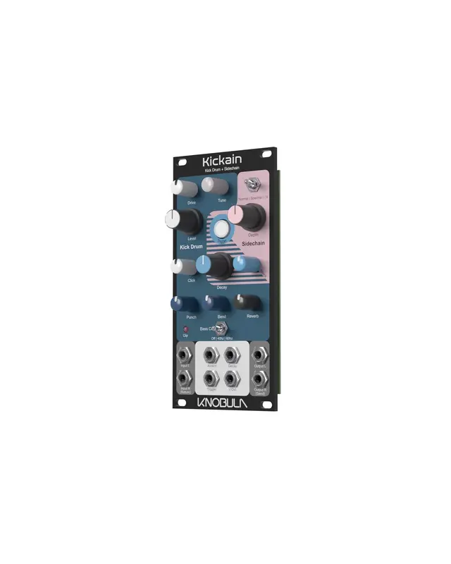 Knobula Kickain Eurorack Bass Drum Module (Mirror)