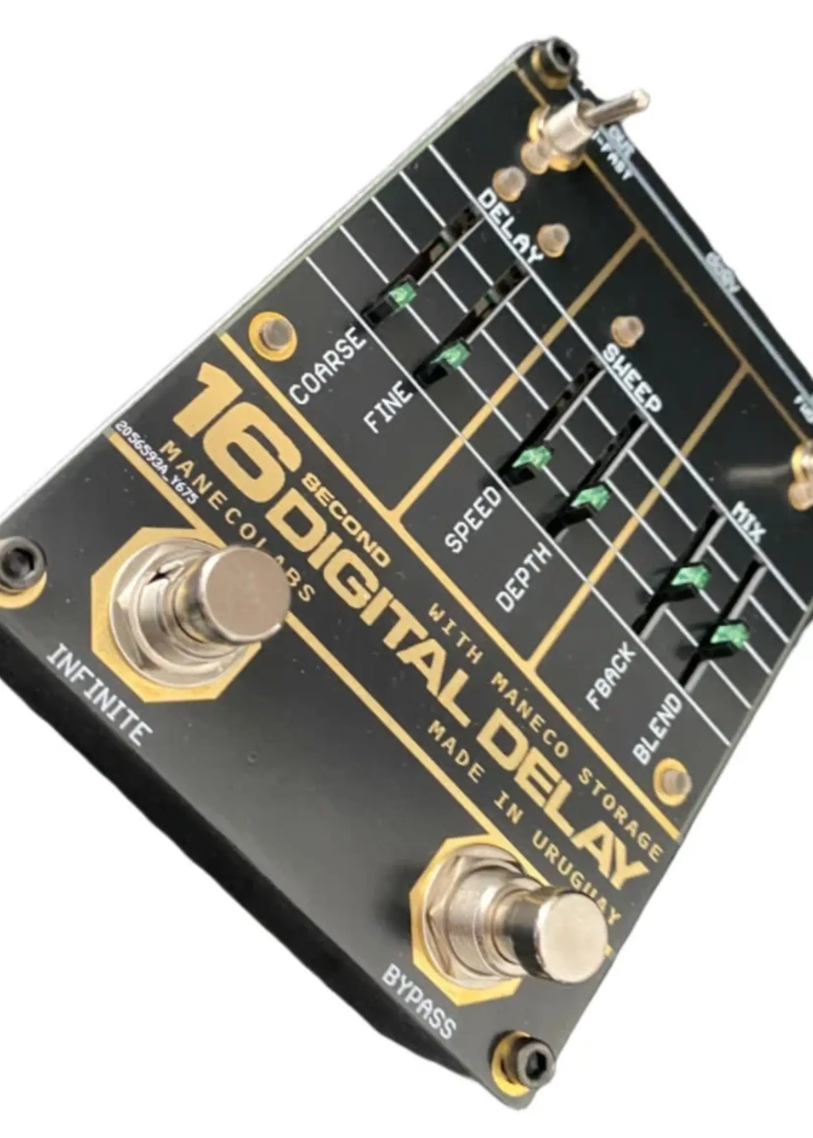 Maneco  16 Seconds Digital Delay Compact Pedal
