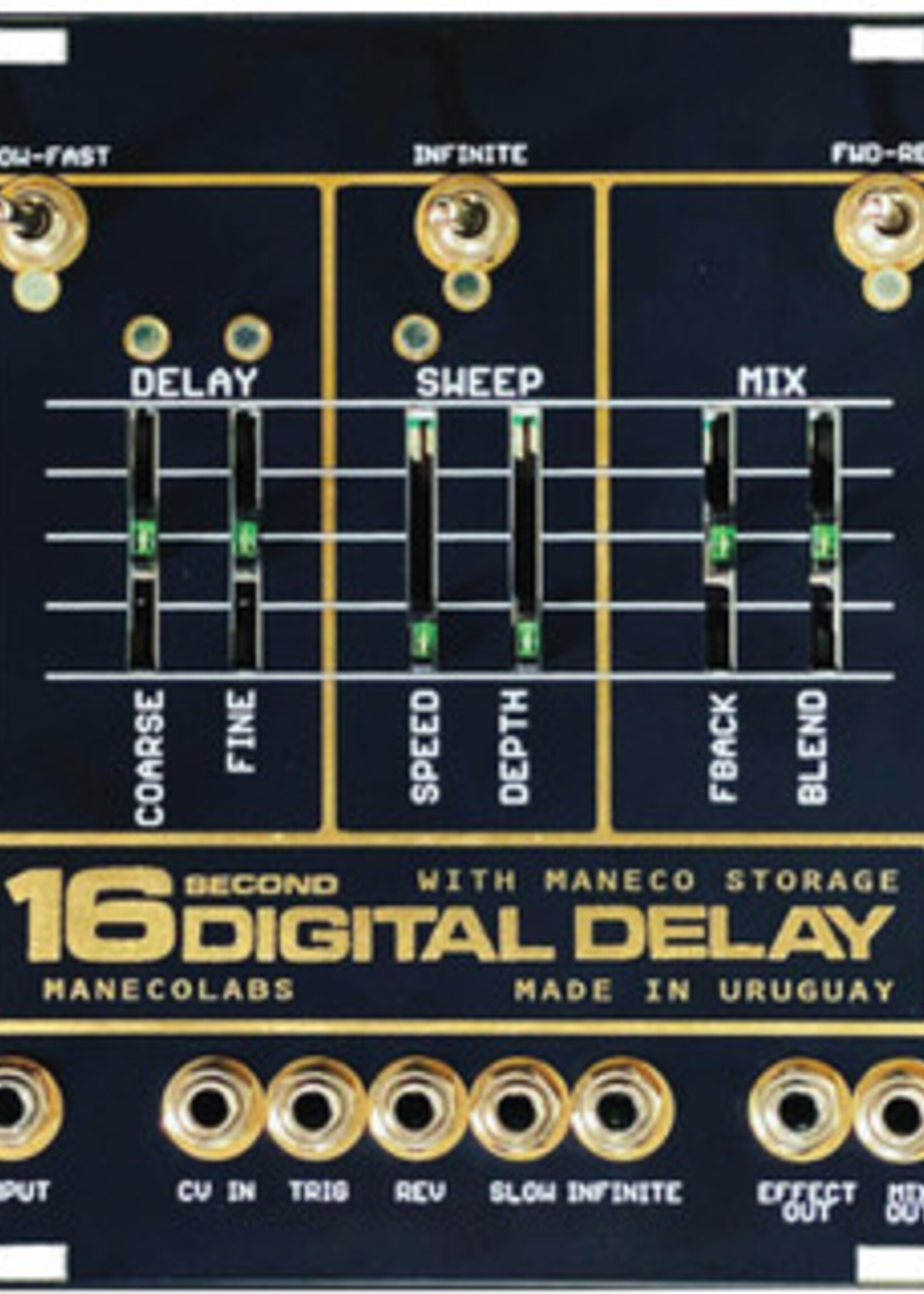 Maneco 16 Seconds Digital Delay Eurorack Module