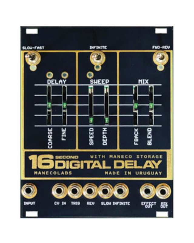 Maneco 16 Seconds Digital Delay Eurorack Module
