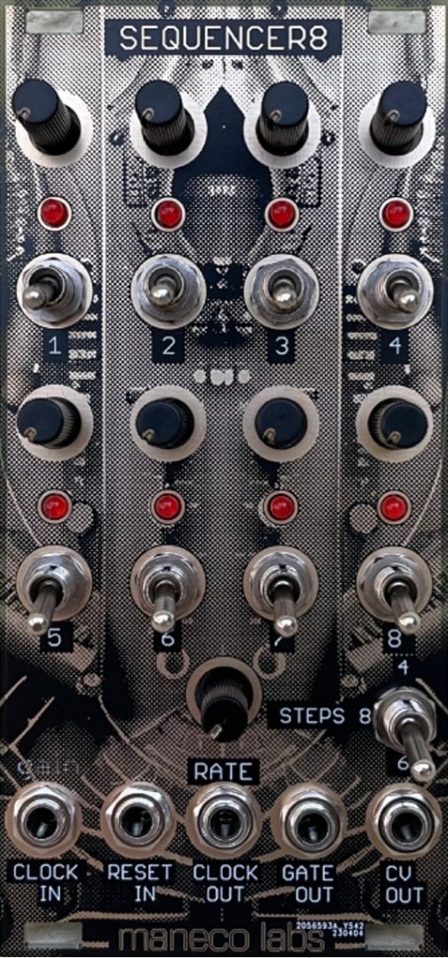 Maneco Secuencer 8 Eurorack Module