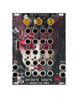 Maneco Zeptomod Eurorack Sample Player Module-COLOUR