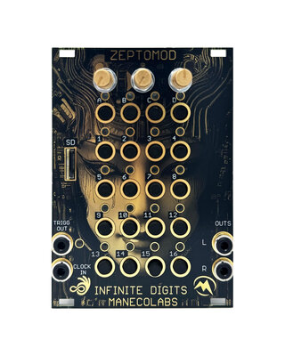 Maneco Zeptomod Eurorack Sample Player Module-GOLD