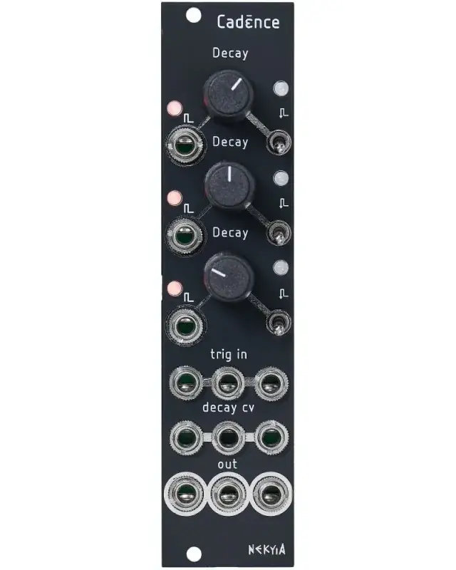 Nekyia Circuits Cadence Eurorack Triple Decay Envelope Module