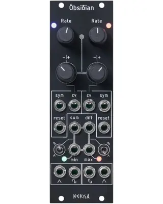 Nekyia Circuits Obsidian Eurorack Dual Complex LFO Module
