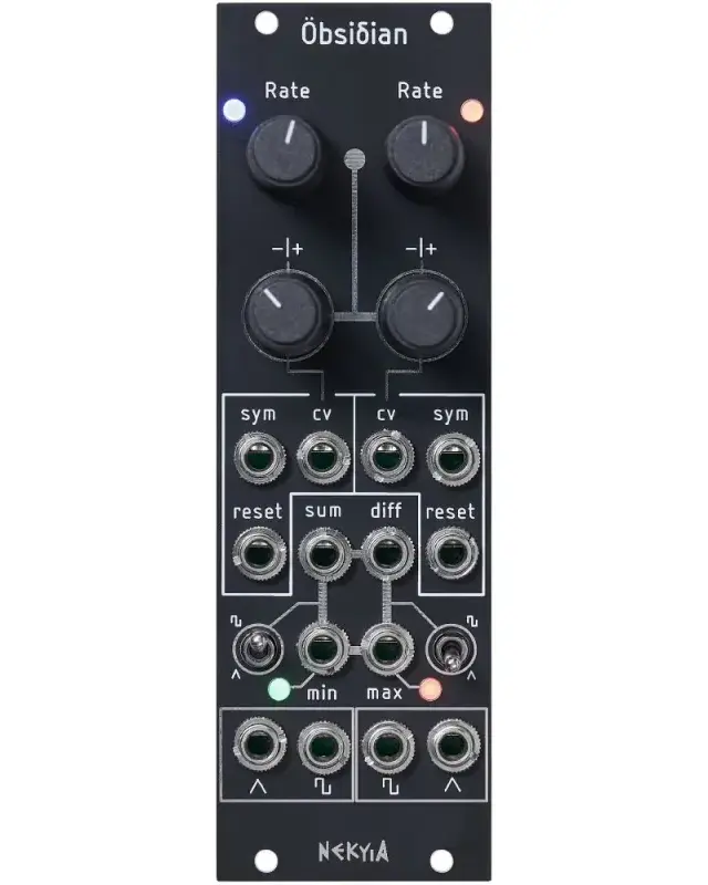 Nekyia Circuits Obsidian Eurorack Dual Complex LFO Module