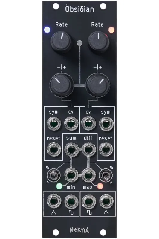 Nekyia Circuits Obsidian Eurorack Dual Complex LFO Module