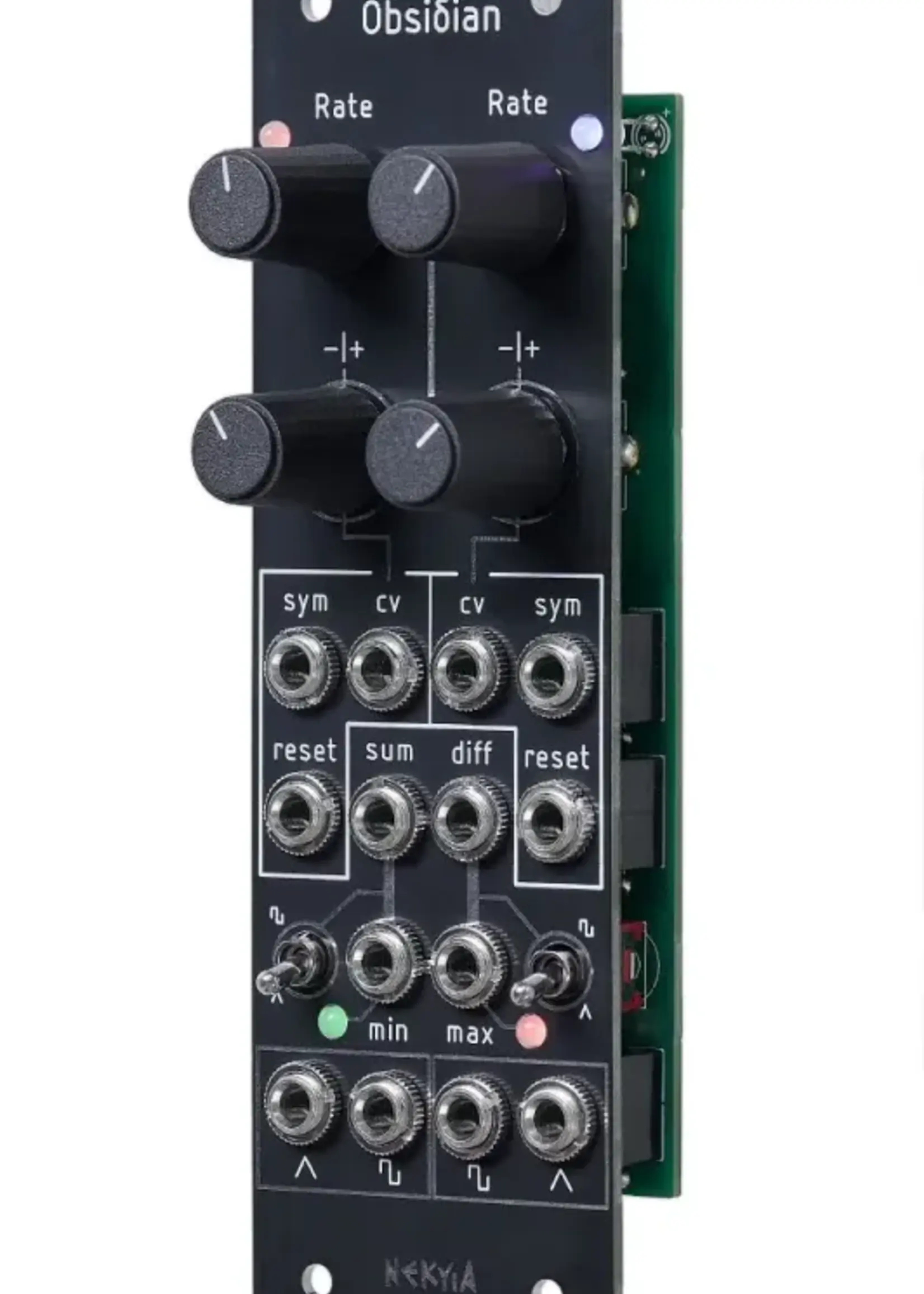 Nekyia Circuits Obsidian Eurorack Dual Complex LFO Module