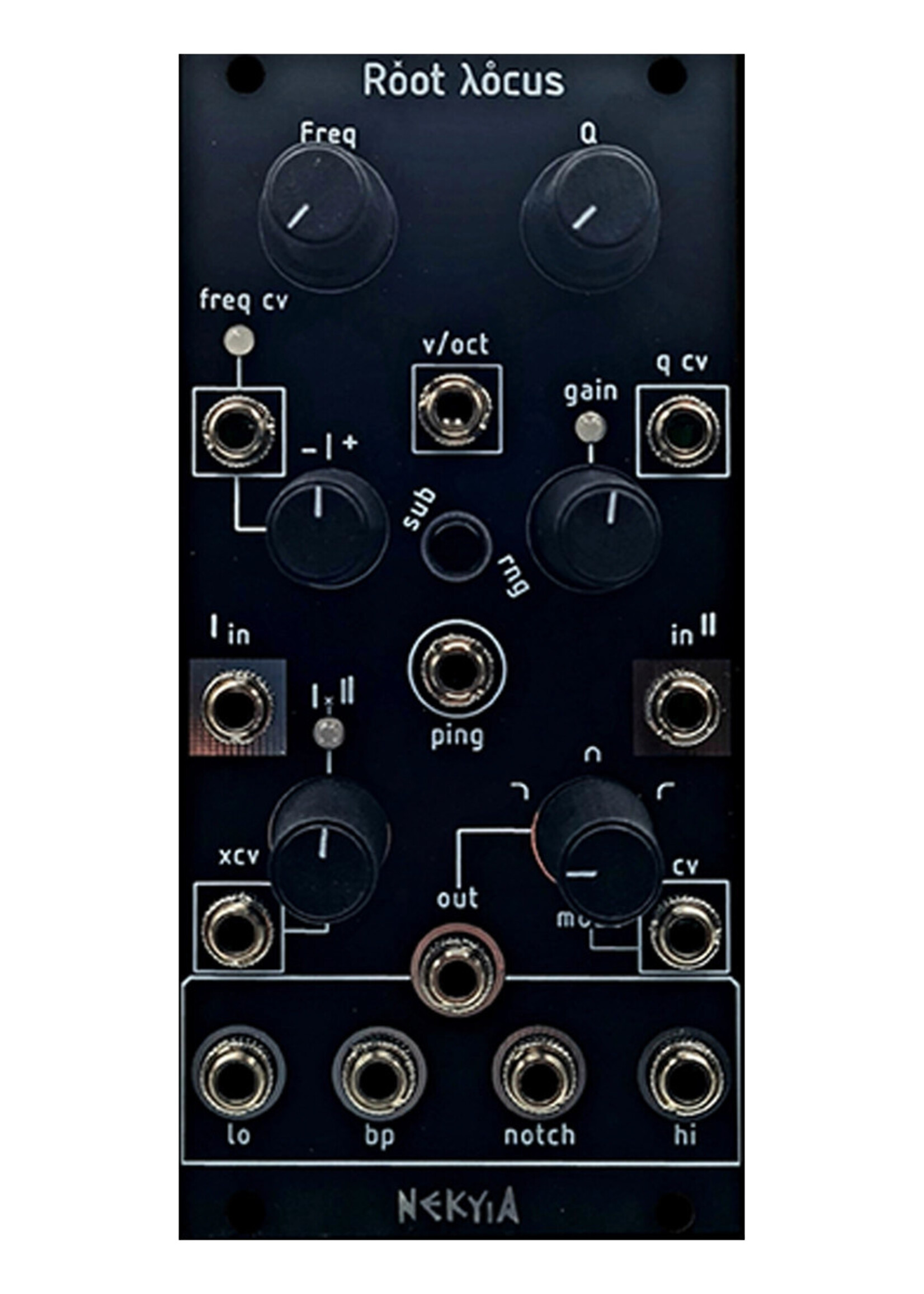 Nekyia Circuits  Root Locus Eurorack Multimode Filter Module