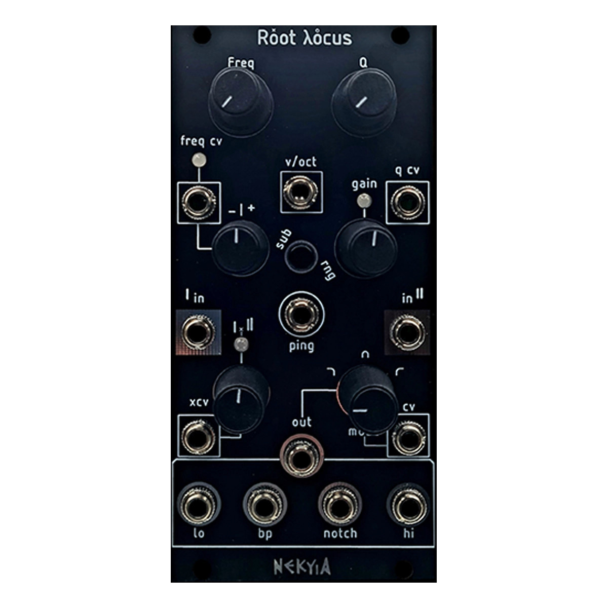 Nekyia Circuits  Root Locus Eurorack Multimode Filter Module