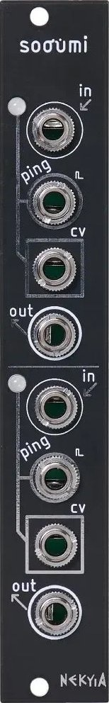 Nekyia Circuits  Sosumi Eurorack Dual Low Pass Gate Module