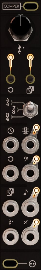 NOH Modular  Comper Eurorack Gate Sequencer Module