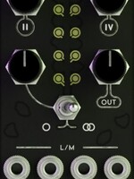 NOH Modular Lavender Eurorack Stereo Mixer Module