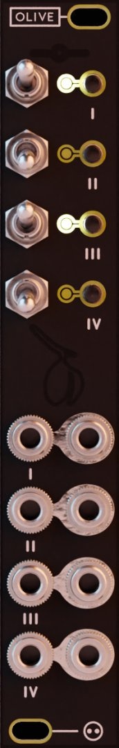 NOH Modular Olive Eurorack Performance Gate Module