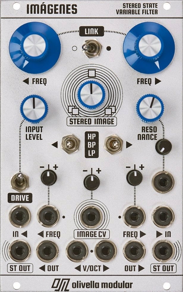 Olivella Modular IMÁGENES Eurorack State Variable Stereo Filter