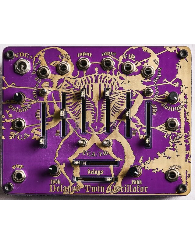 Optotronics  Delayed Twin Oscillator Desktop Synthesizer and Delay