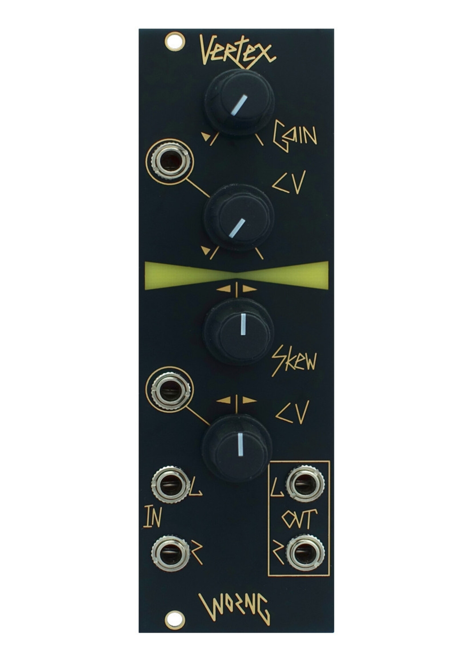 Worng Electronics  Vertex Eurorack Stereo VCA Module